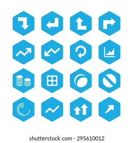 diagram icons universal set for web and mobile