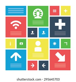 diagram icons universal set for web and mobile