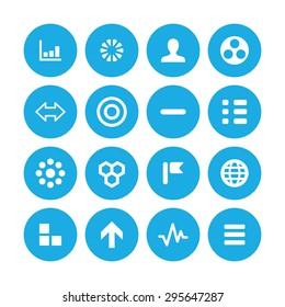 diagram icons universal set for web and mobile