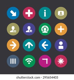 diagram icons universal set for web and mobile
