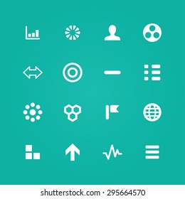 diagram icons universal set for web and mobile