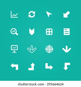 diagram icons universal set for web and mobile