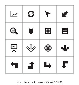 diagram icons universal set for web and mobile