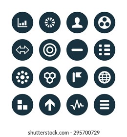 diagram icons universal set for web and mobile