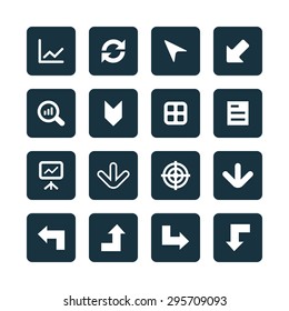 diagram icons universal set for web and mobile