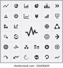 diagram icons universal set for web and mobile