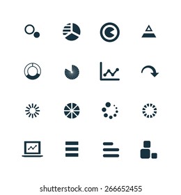 diagram Icons Vector set