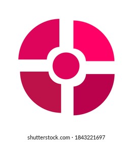 diagram image of various pink color