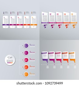 Diagram infographic design templates. Creative business concept with options.
