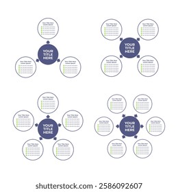 Diagram Infographic Elements with Multiple Step for Business Presentation, Poster, Banner and Booklet.