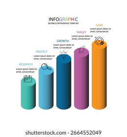 diagrama modelo infográfico, modelo infográfico de 5 etapas, infográfico de negócios, círculo, infográfico de linha de tempo, com 5 etapas ou opção