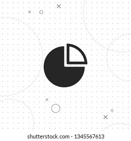 Diagram, infographic, vector best flat icon on texture background , EPS 10