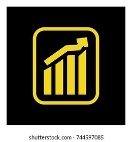 diagram infographics icon vector