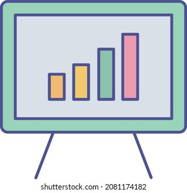 Diagram Isolated Vector icon which can easily modify or edit


