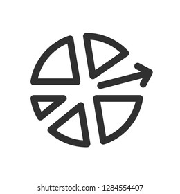 Diagram line icon