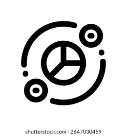 diagram line icon. Clean and minimalist vector icon for websites, mobile apps, presentations, and logos. Fully scalable and customizable for any project.