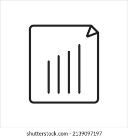 Diagram line icons design line