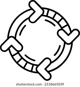 Diagram Line vector Icon Design