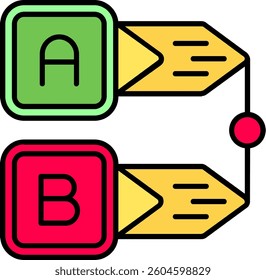 Diagram Line vector Icon Design