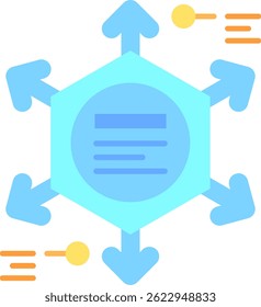 Diagram Line vector Icon Design