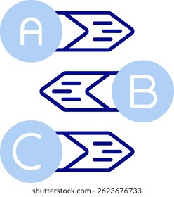 Diagram Line vector Icon Design