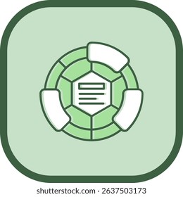 Diagram Line vector Icon Design