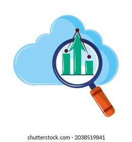 diagram in magnifier analysis concept