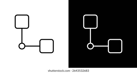 Diagram nested icon. Graphic Design vector icon. Ui Ux Icons