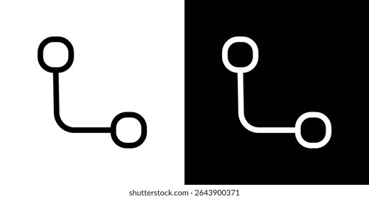 Diagram nested icon vector simple element illustration editable
