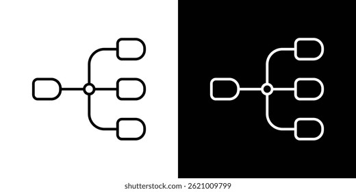 Diagram nested icon vector for web, and mobile app