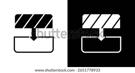 Diagram next icon of a flat style vector