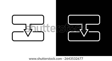 Diagram next icon. Graphic Design vector icon. Ui Ux Icons