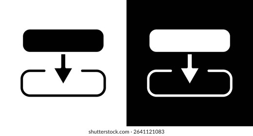 Diagram next icon symbols. Vector illustration.