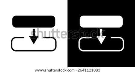Diagram next icon symbols. Vector illustration.