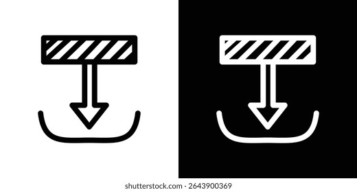Diagram next icon vector simple element illustration editable