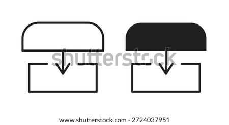 Diagram next icons, Line vector. solid symbol set