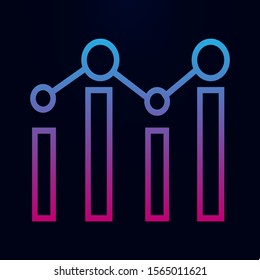 Diagram nolan icon. Simple thin line, outline vector of finance icons for ui and ux, website or mobile application