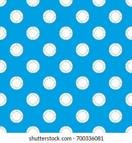 Diagram pie chart with arrows pattern repeat seamless in blue color for any design. Vector geometric illustration