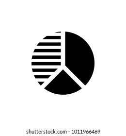 diagram pie icon. Element of finance for mobile concept and web apps. Illustration icon for website design and development, app development. Premium icon on white background