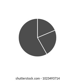 diagram pie icon. Elements of web icon. Premium quality graphic design icon. Signs and symbols collection icon for websites, web design, mobile app on white background