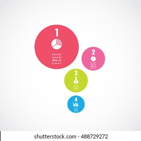 Diagram pie round infographics elements for statistic company.