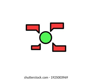 Diagram premium line icon. Simple high quality pictogram. Modern outline style icons. Stroke vector illustration on a white background. 