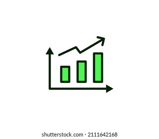 Diagram premium line icon. Simple high quality pictogram. Modern outline style icons. Stroke vector illustration on a white background. 