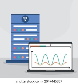 diagram progress report data server