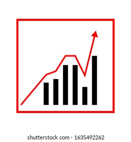 The diagram with the red arrow directed upwards