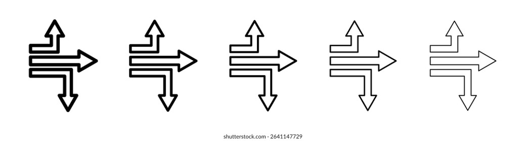 Diagram sankey icon concept. graphic design, logo, Web, UI.