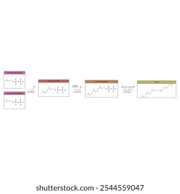 Diagrama da formação do esqualeno por reações enzimáticas. Ilustração simples da reação bioquímica.