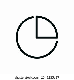 diagram statistics icon vector sign