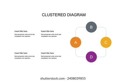 Diagram template with four steps or options, infographic template for web, business, presentations, vector eps10 illustration