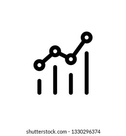 Diagram vector border icon. This icon use for admin panels, website, interfaces, mobile apps